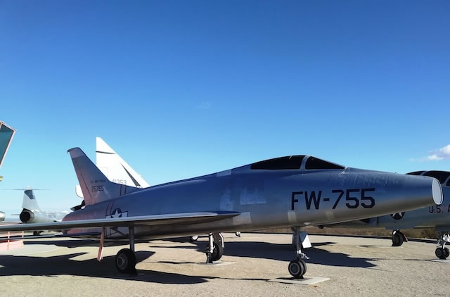F-100A Super Sabre, FW-755, Edwards Air Force Base, California F-100A Super Sabre, FW-755, Edwards Air Force Base, California